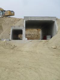 Tunnel - vue depuis l'entrée est